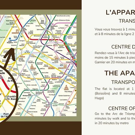شقة Cosy & Luxury Kleber Trocadero Arc De Triomphe باريس المظهر الخارجي الصورة